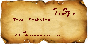 Tokay Szabolcs névjegykártya